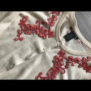 Lucky Brand embellished Sweater- Large